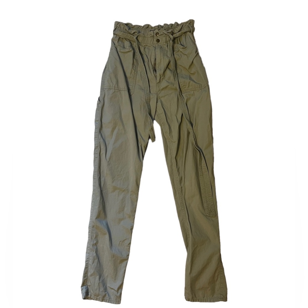 Abercrombie and Fitch tie waist pants